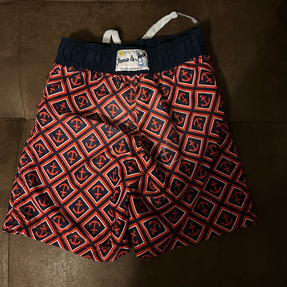 Janie and Jack Boy 👦🏻 Anchor ⚓️ Swim Trunks 🩳 Sz 3T - Picture 5 of 5